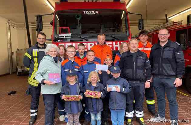 FFW Bergen: Spende für Kinder- und Jugendfeuerwehr
