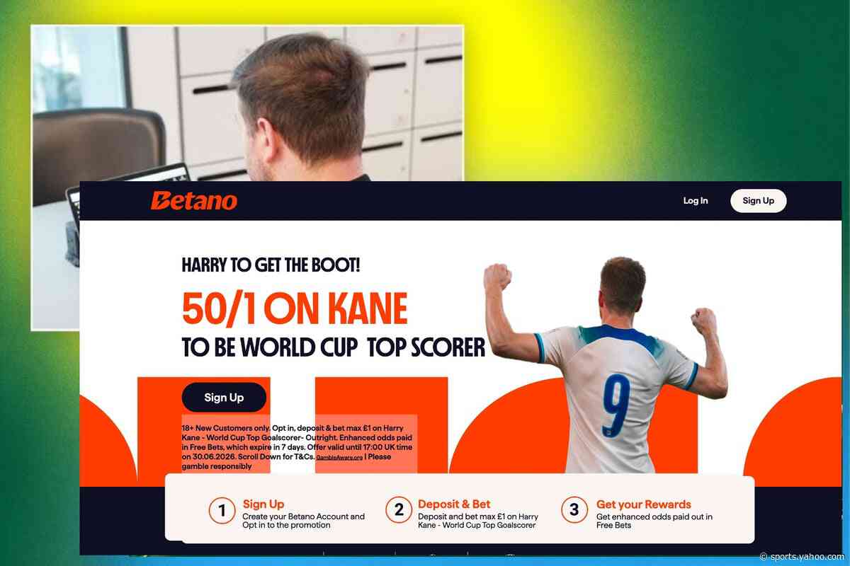 Betano World Cup offer: 50/1 on Harry Kane to be the World Cup top scorer