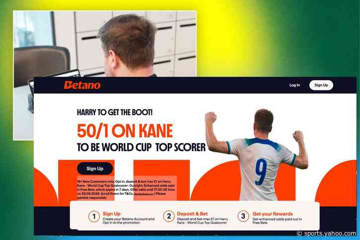 Betano World Cup offer: 50/1 on Harry Kane to be the World Cup top scorer