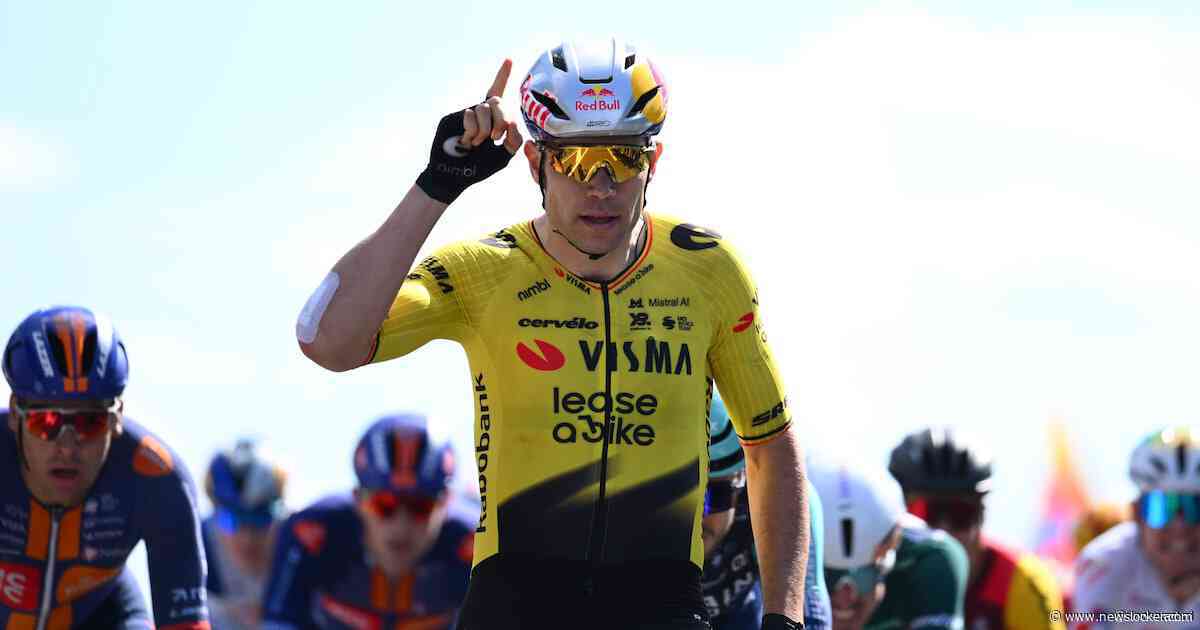 Wout van Aert tankt met ritwinst in Dauphiné vertrouwen voor Tour de France