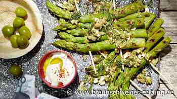 Französisch angehauchter Spargel vom Grill