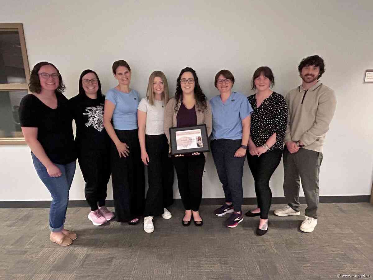 Registered Nurse Tiffanie Desjardins wins newly-created award