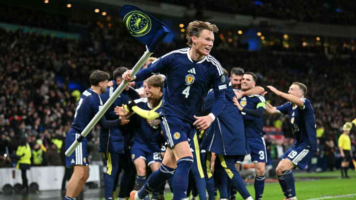28 years after their last appearance, are Scotland...