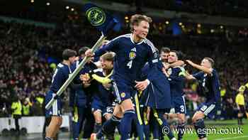 28 years after their last appearance, are Scotland...