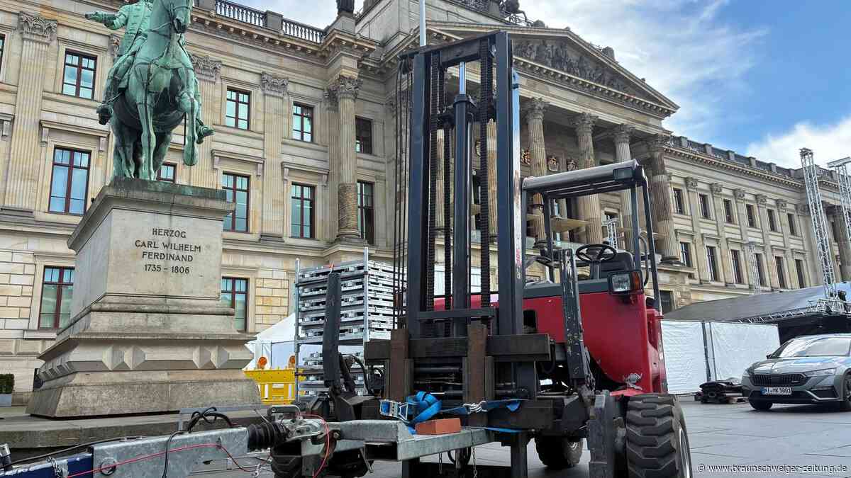 Braunschweig bereitet sich auf den Tag der Niedersachsen vor – 39 Fotos vom Aufbau