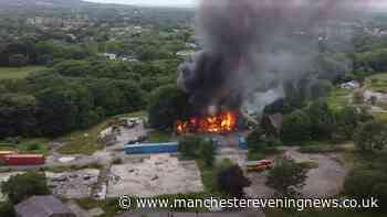 Families saddened as fire rips through remaining castle building at the old Camelot theme park