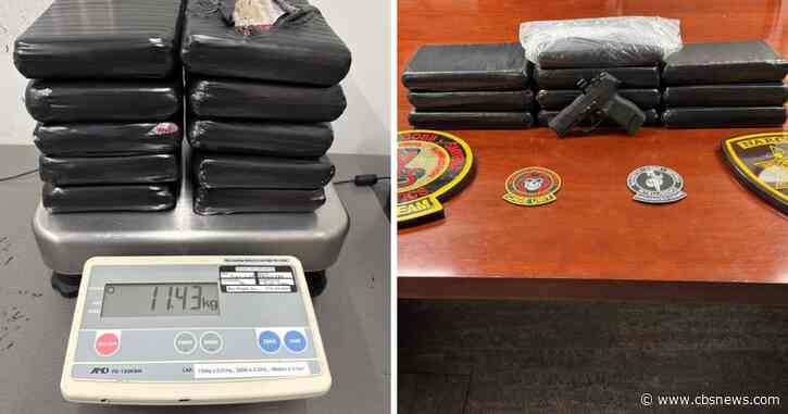 Cobb County sheriff's office seizes more than 25 pounds of fentanyl during traffic stop