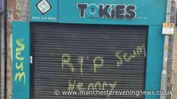 Oldham businesses daubed with 'hateful' Henry Nowak graffiti