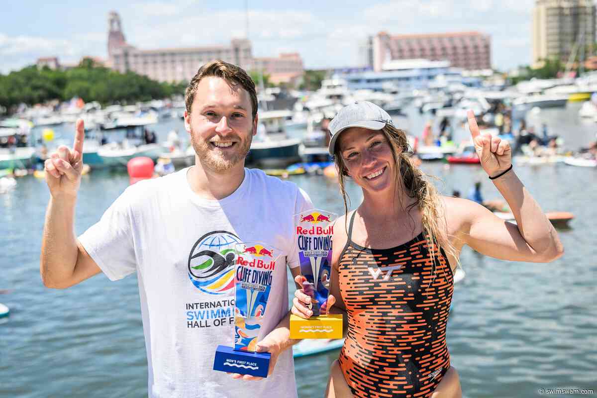 Arnett and Lichtenstein Make History at Red Bull Cliff Diving in St. Petersburg