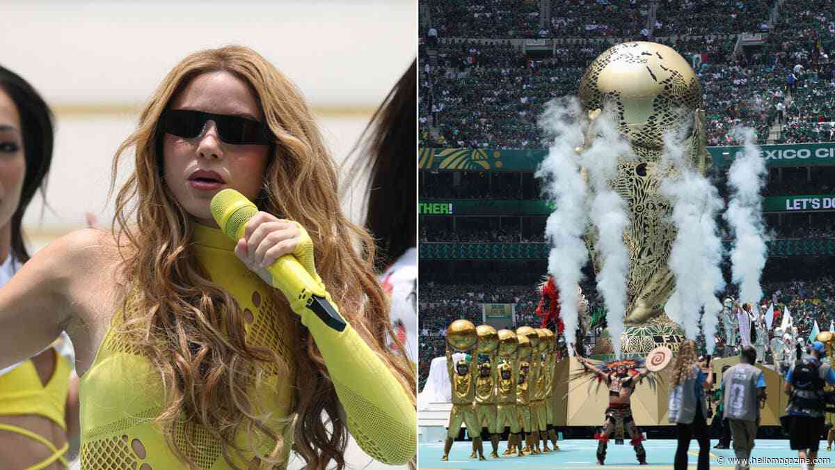 Shakira flaunts curves in cut-out top and micro skirt at star-studded World Cup ceremony — see best moments