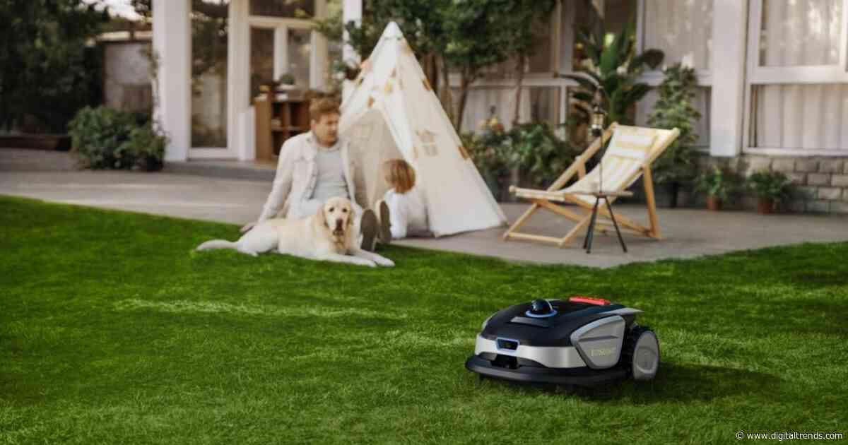 Your smart home stops at the back door — wire-free robot mowers want to change that 