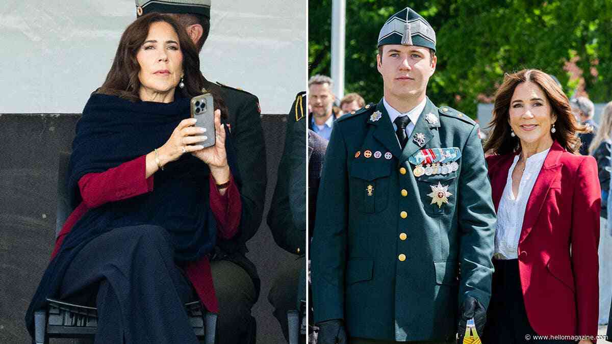 Queen Mary is the proudest mum as she watches son Prince Christian complete major milestone – best photos