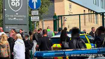 Terror police investigate Manchester school stabbing after girl, 14, arrested