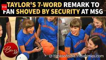 Taylor Swift's 7-Word Comment Revealed Moments Before Security Removed Fan During NBA Finals