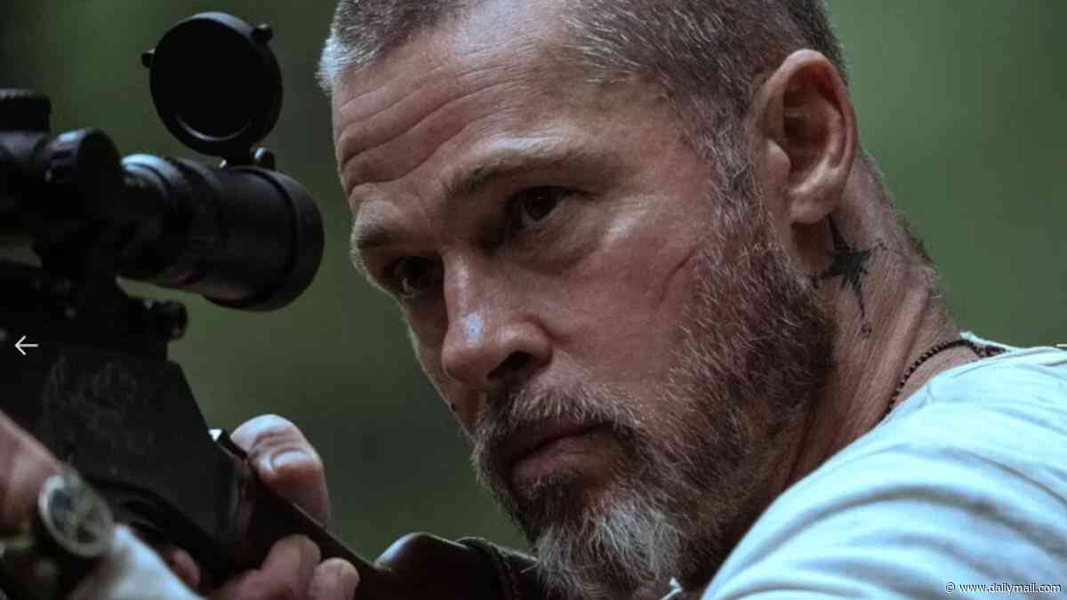 Brad Pitt fans go wild for his tattooed tough guy in the survival movie Heart Of The Beast... even though the DOG steals the show