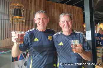 Scotland fans optimistic as they arrive in Boston for World Cup