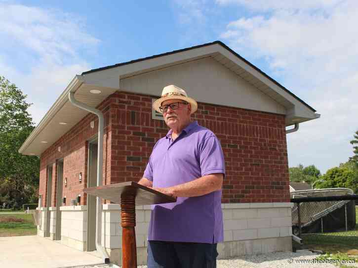 Well-used baseball park in Plympton-Wyoming now equipped with accessible washrooms