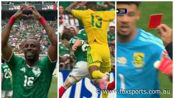‘The party has started!’: Hosts spark wild scenes before red card drama — World Cup LIVE