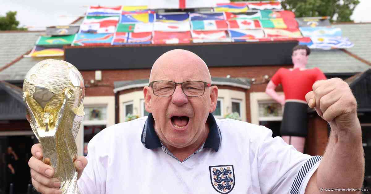 World Cup fever hits South Tyneside as pub decorated with more than 2,000 flags