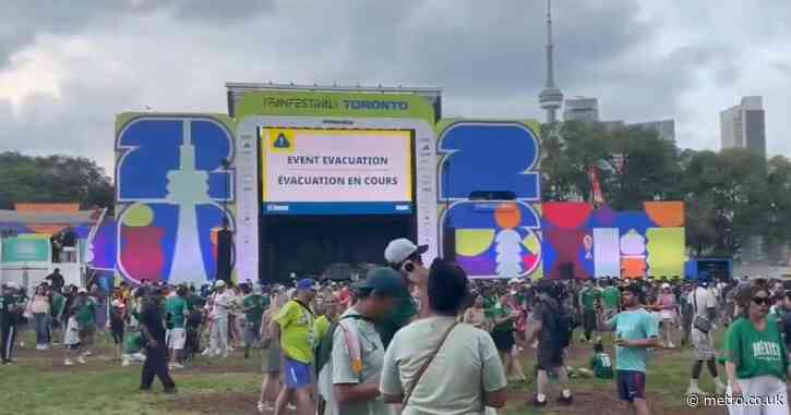 FIFA Fan Festival evacuated midway through World Cup opening game
