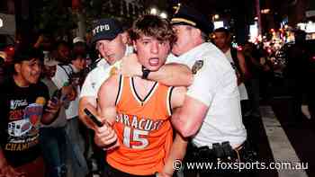 56 people taken into custody as wild scenes erupt after Knicks’ NBA finals miracle