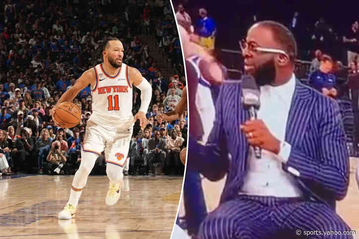 Jalen Brunson stoically responds to Draymond Green’s long-winded apology on ESPN