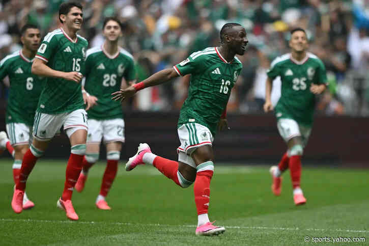 Mexico's Julián Quiñones nets first goal of 2026 World Cup with clinical nutmeg in 2-0 win over South Africa
