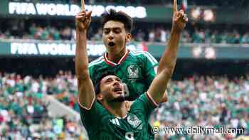 World Cup fever erupts in Mexico: Co-hosts win chaotic opening game against South Africa with THREE red cards - while Raul Jimenez etches his name in Azteca's rich history with emotional goal