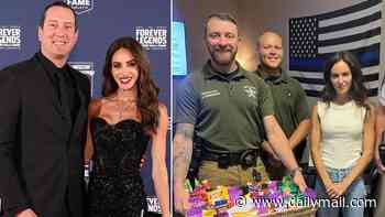 Grieving Samantha Busch thanks local police officers for supporting her family after death of NASCAR great and husband Kyle