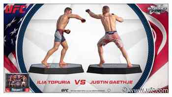 Collect the Main Event: Ilia Topuria & Justin Gaethje 2-Pack McFarlane Figure Set