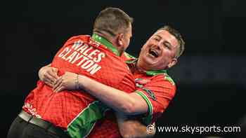 World Cup of Darts: Wales' Clayton and Kenny get off to winning start in group stages