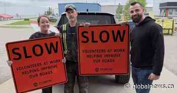 Fed up in Fort Mac: Residents take Highway 63 road repairs into their own hands