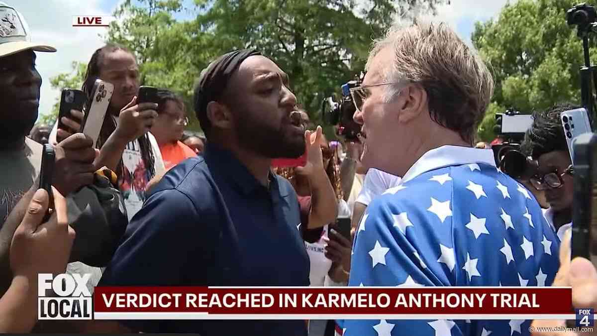 Karmelo Anthony's most outspoken supporter is ARRESTED just hours after confronting man and pointing in his face during protest