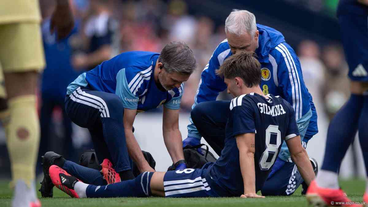 Gilmour links with Scotland at WC despite injury