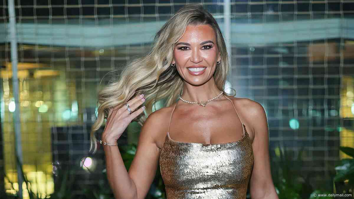 Christine McGuinness wows in plunging sparkly gold mini dress as she leads the stars celebrating LGBTQ+ equality at the Rainbow Honours
