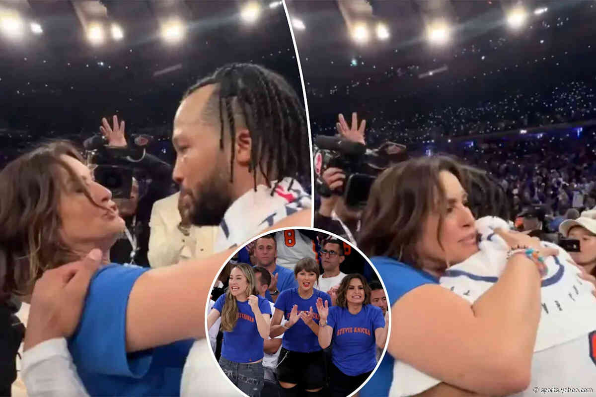 Mariska Hargitay has emotional moment with Jalen Brunson after Knicks win: ‘I love you’