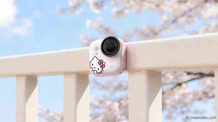 Insta360 unveils cute Hello Kitty-themed action camera