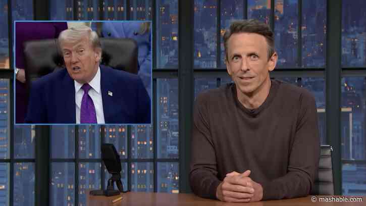 Seth Meyers brutal montage proves that Trump has no idea how percentages work