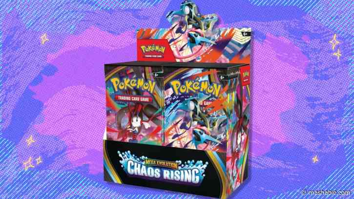 The Pokémon TCGs 36-pack Chaos Rising Booster Display Box is $15 off on Amazon