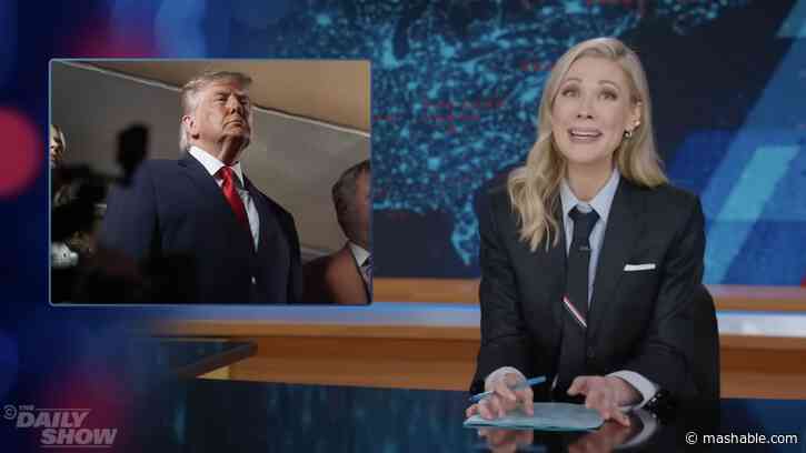 Daily Shows Desi Lydic roasts Trumps reaction to getting booed at NBA final
