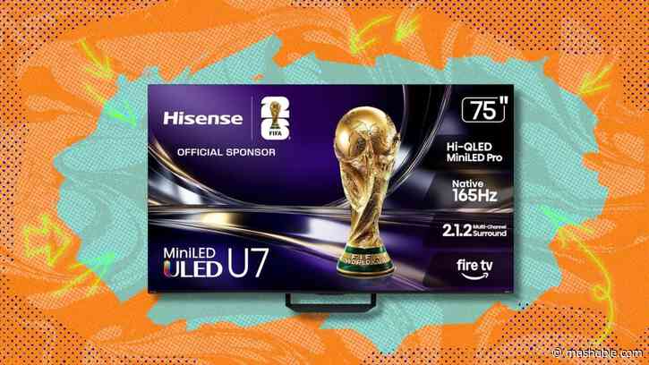 Hisenses 75-inch U7 Mini-LED ULED 4K TV is at its lowest-ever price at Amazon before Prime Day