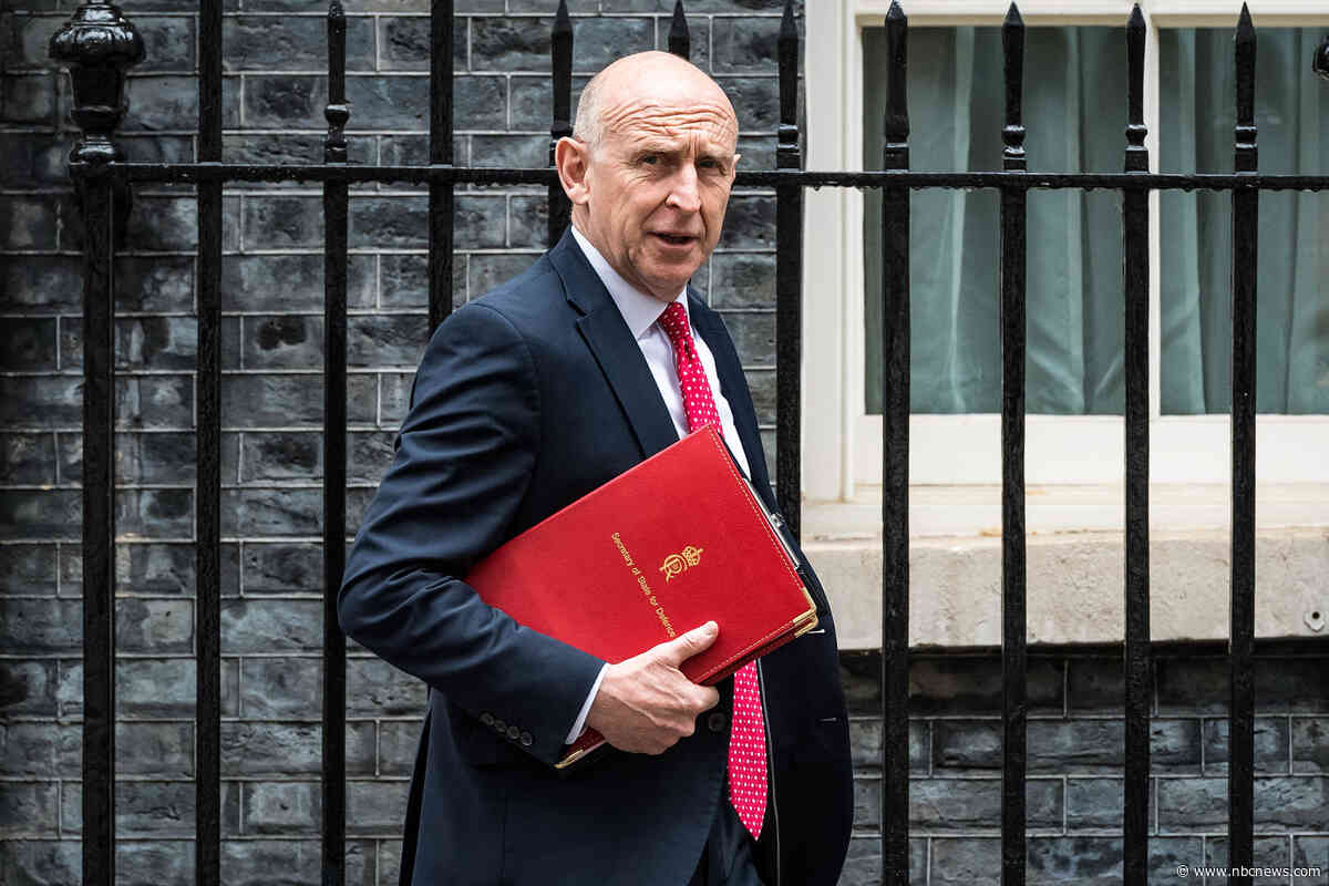 U.K. defense secretary resigns, saying the government isn’t willing to spend enough on the military