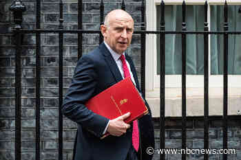 U.K. defense secretary resigns, saying the government isn’t willing to spend enough on the military
