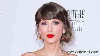 Taylor Swift slips into glam mode in VERY racy black gown for 2026 Songwriters Hall Of Fame Induction Ceremony... after rowdy night out at Knicks game