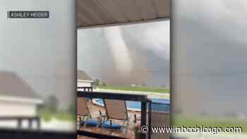 Videos show confirmed tornados, funnel clouds spinning through Illinois