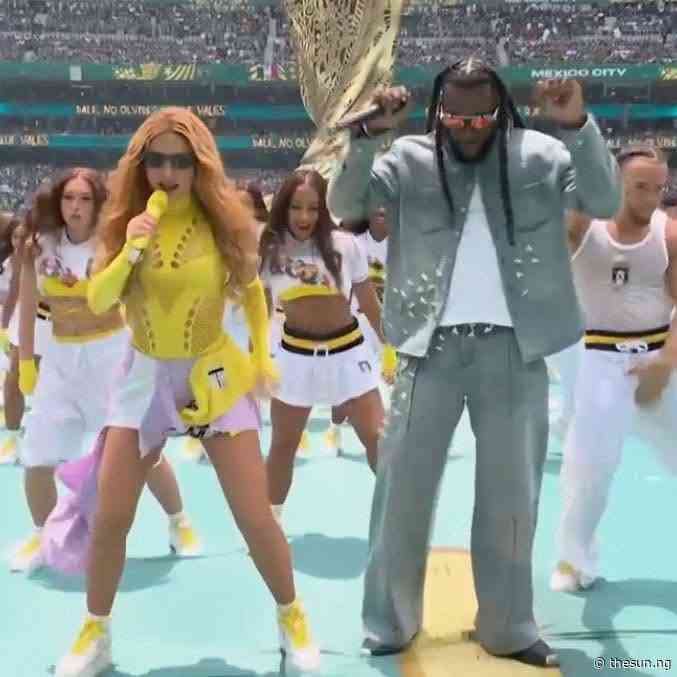 Shakira, Burna Boy light up opening ceremony