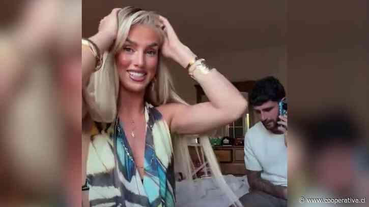 [VIDEO] Así fue la reacción de Marcos Senesi y su novia a la citación para el Mundial