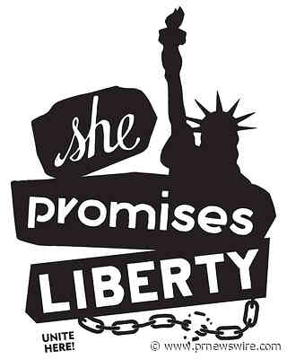 世界盃開賽在即，酒店及餐飲業工會 UNITE HERE 推出全新藝術作品《She Promises Liberty》，宣揚自由及歸屬感