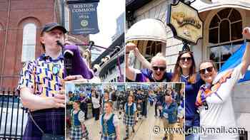 Cheers! Tartan Army invading Boston ahead of World Cup opener