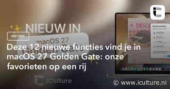 Deze 12 nieuwe functies vind je in macOS 27 Golden Gate: onze favorieten op een rij